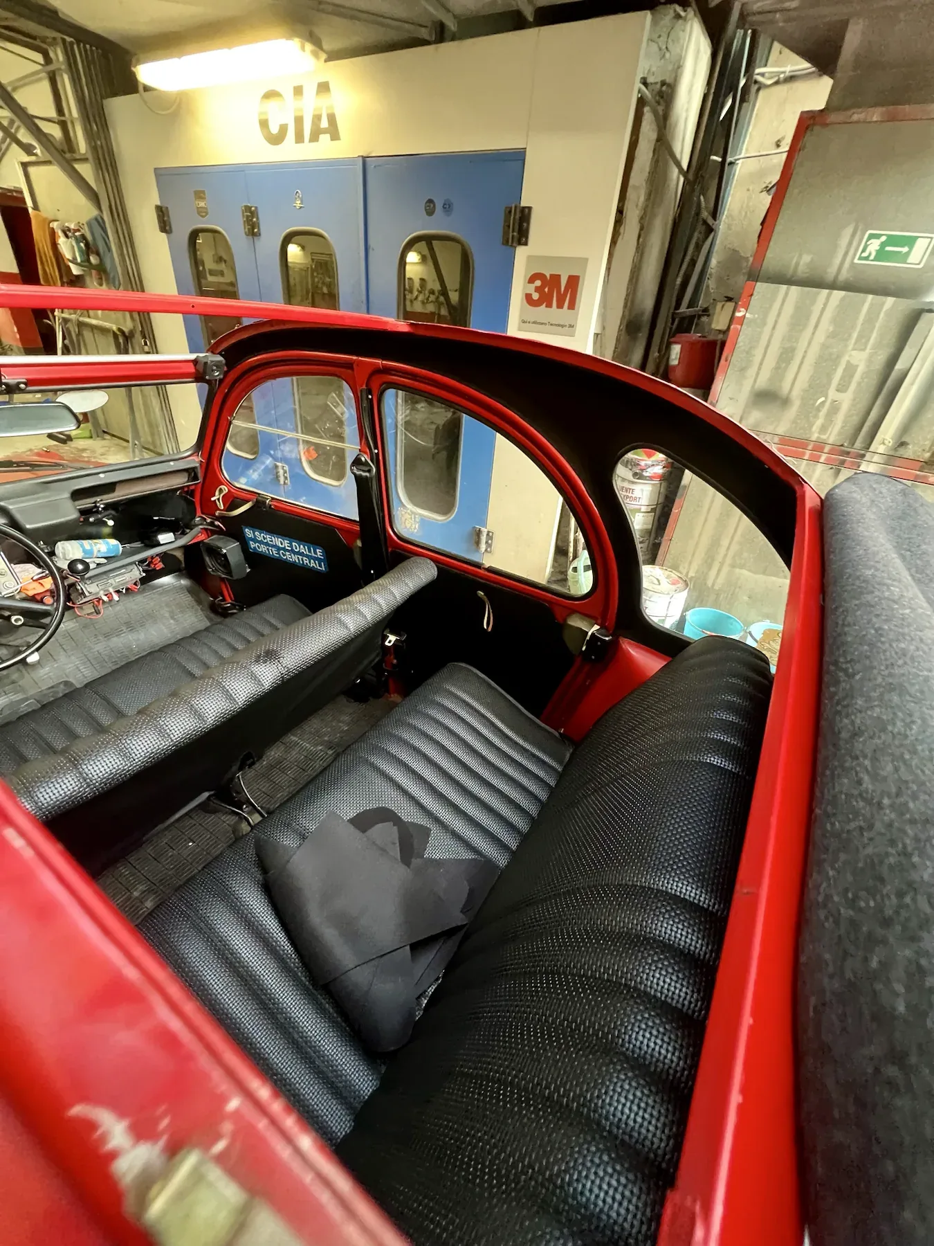 Dettaglio di un interno automotive personalizzato