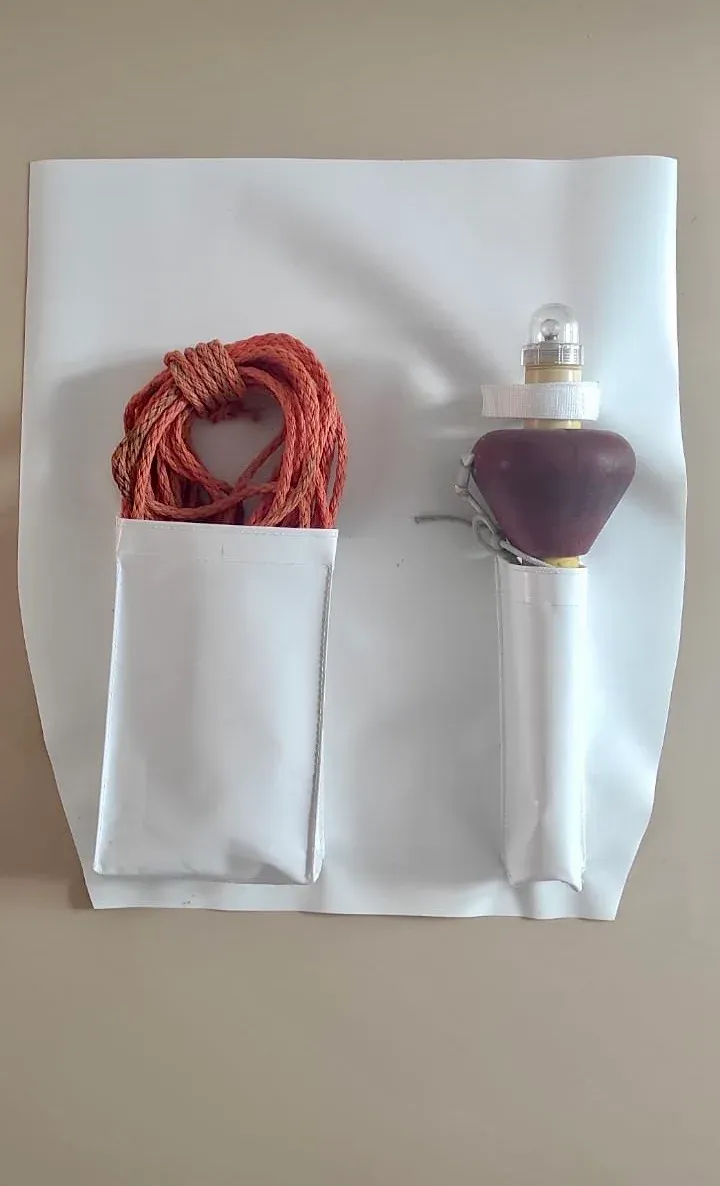 Disegno tecnico per una copertura nautica